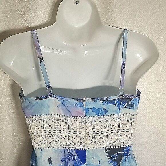 Blue Floral Sundress  - Picture 4 of 5